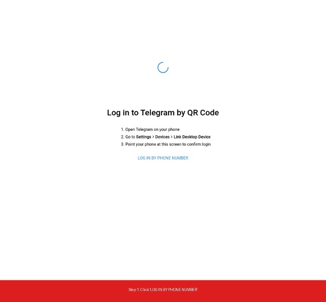 Telegram Login with SMS (Web, Android & iOS)